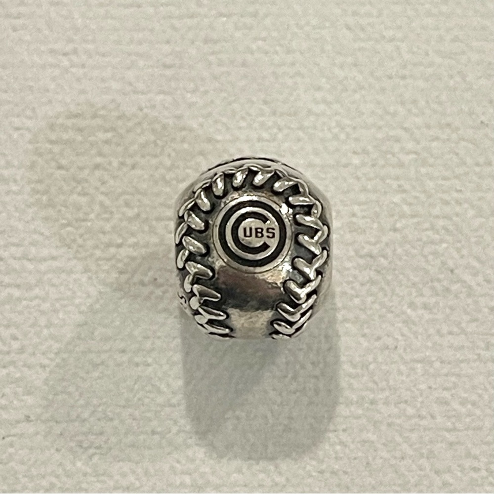 ⚾️RARE Retired Pandora 925 Chicago Cubs Baseball Charm⚾️